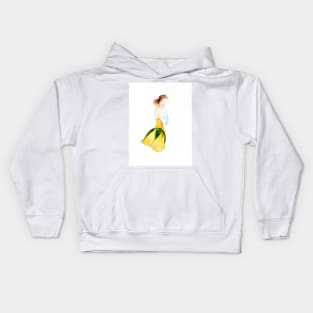 Yellow rose Kids Hoodie